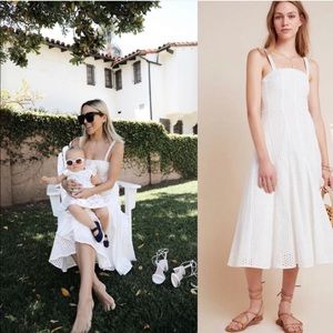 Maeve Anthropologie Eyelet Dress NWT Size 4